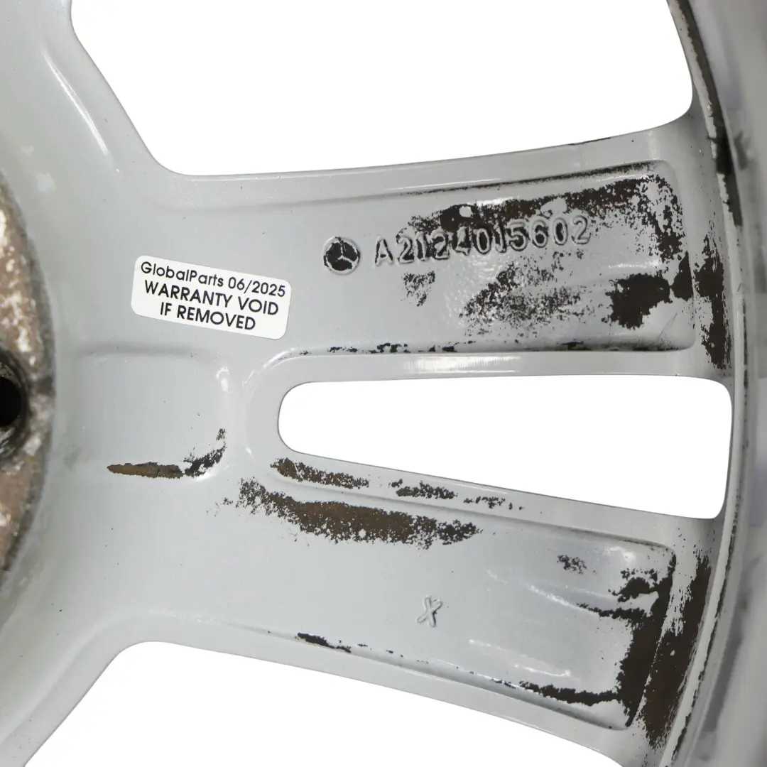 Mercedes W212 Alloy Wheel Rim 17" ET:48 8J 5 Double Spoke - SKU A2124015602-3 - Part number A2124015602