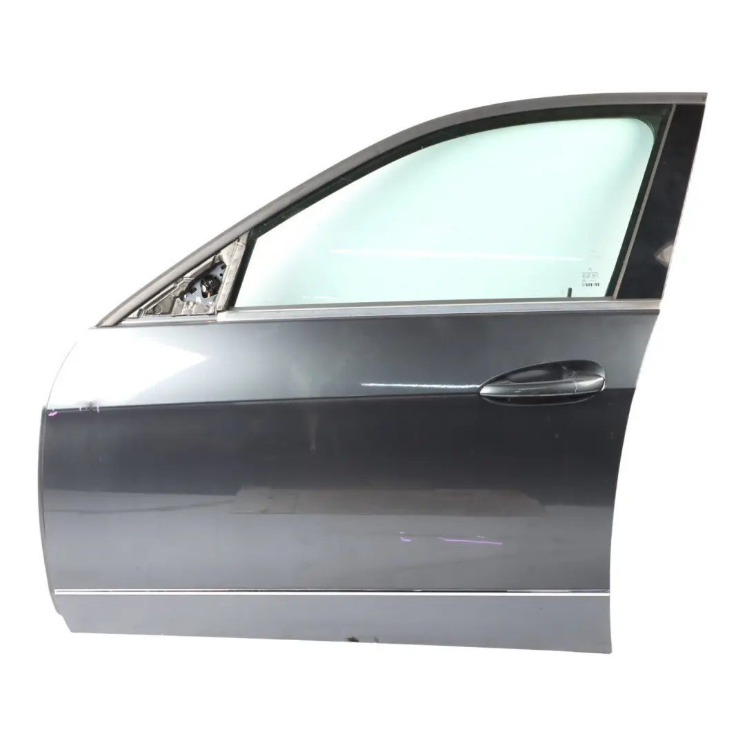 Door Front Left N/S Cover Panel Tenorite Grey Metallic - 755 to Mercedes W212 with Part number A2127200105 Mercedes W212 Door Front Left N/S Cover Panel Tenorite Grey Metallic - 755 - SKU A2127200105-TNG - Part number A2127200105