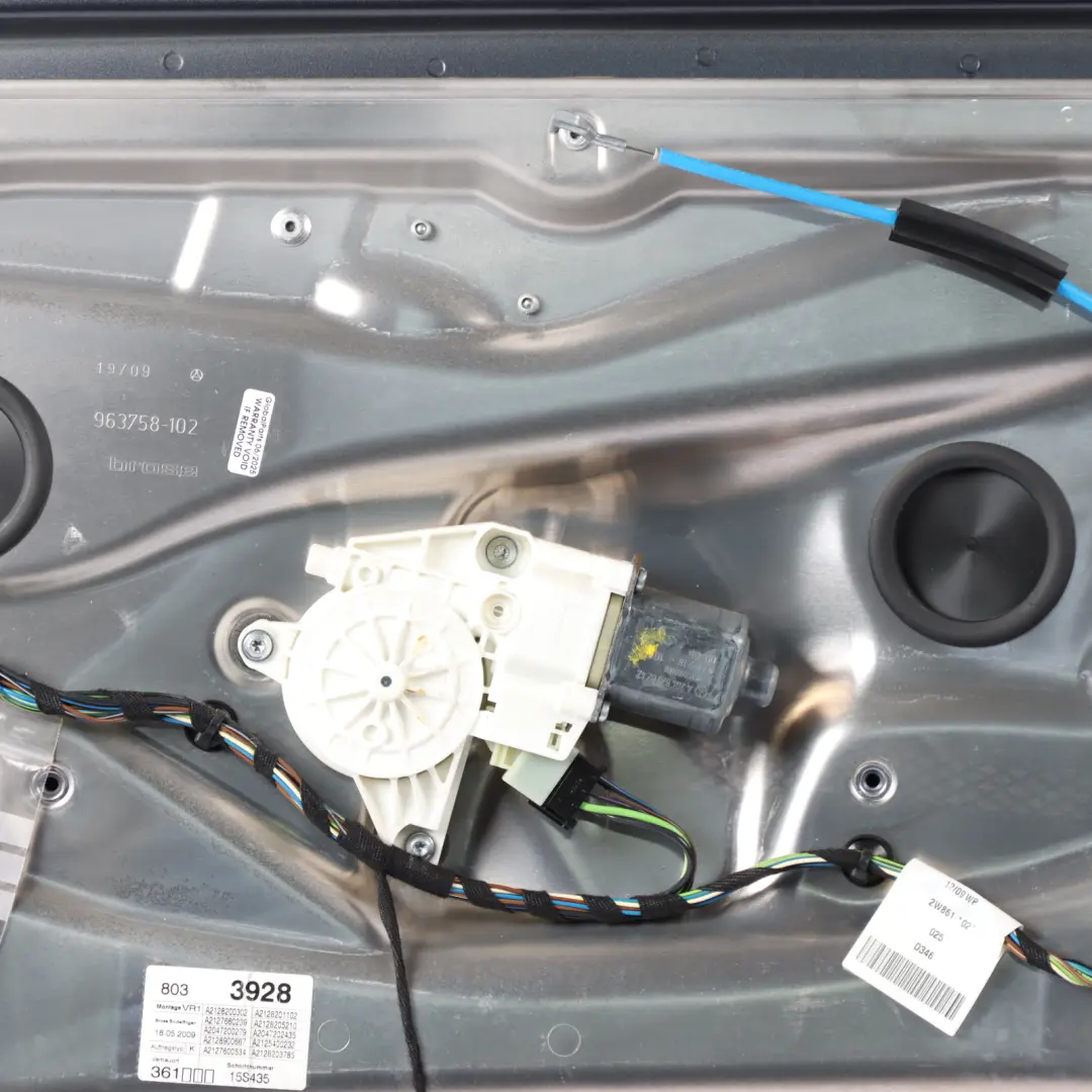 Mercedes W212 Door Front Right O/S Cover Panel Tenorite Grey Metallic - 755 - SKU A2127200205-TNG - Part number A2127200205