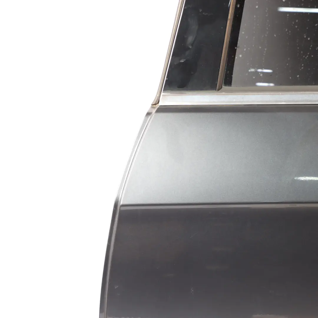 Door Rear Left N/S Cover Panel Tenorite Grey Metallic - 755 to Mercedes W212 with Part number A2127300105 Mercedes W212 Door Rear Left N/S Cover Panel Tenorite Grey Metallic - 755 - SKU A2127300105-TNG - Part number A2127300105
