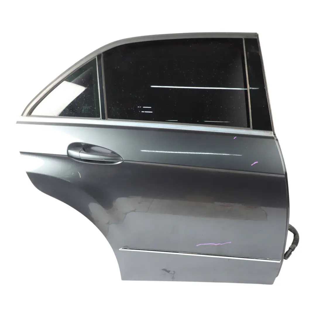 Mercedes W212 Saloon Door Rear Right O/S Tenorite Grey Metallic - 755 - SKU A2127300205-TNG - Part number A2127300205