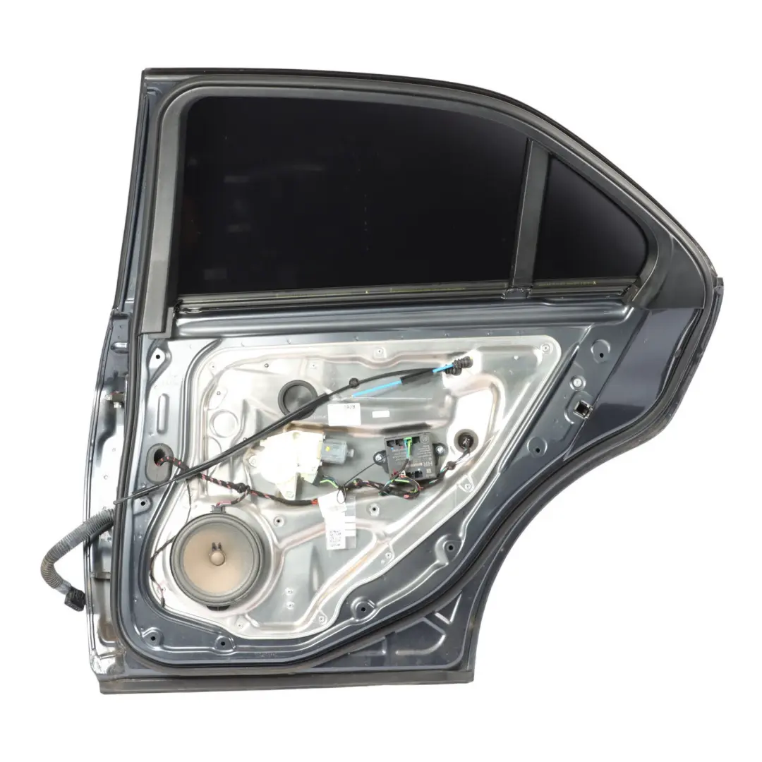 Door Rear Right O/S Tenorite Grey Metallic - 755 to Mercedes W212 Saloon with Part number A2127300205 Mercedes W212 Saloon Door Rear Right O/S Tenorite Grey Metallic - 755 - SKU A2127300205-TNG - Part number A2127300205