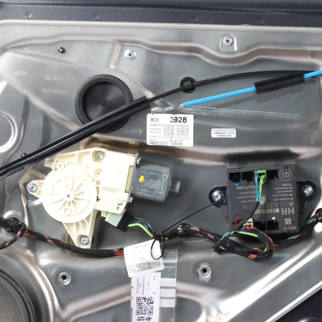 Door Rear Right O/S Tenorite Grey Metallic - 755 to Mercedes W212 Saloon with Part number A2127300205 Mercedes W212 Saloon Door Rear Right O/S Tenorite Grey Metallic - 755 - SKU A2127300205-TNG - Part number A2127300205