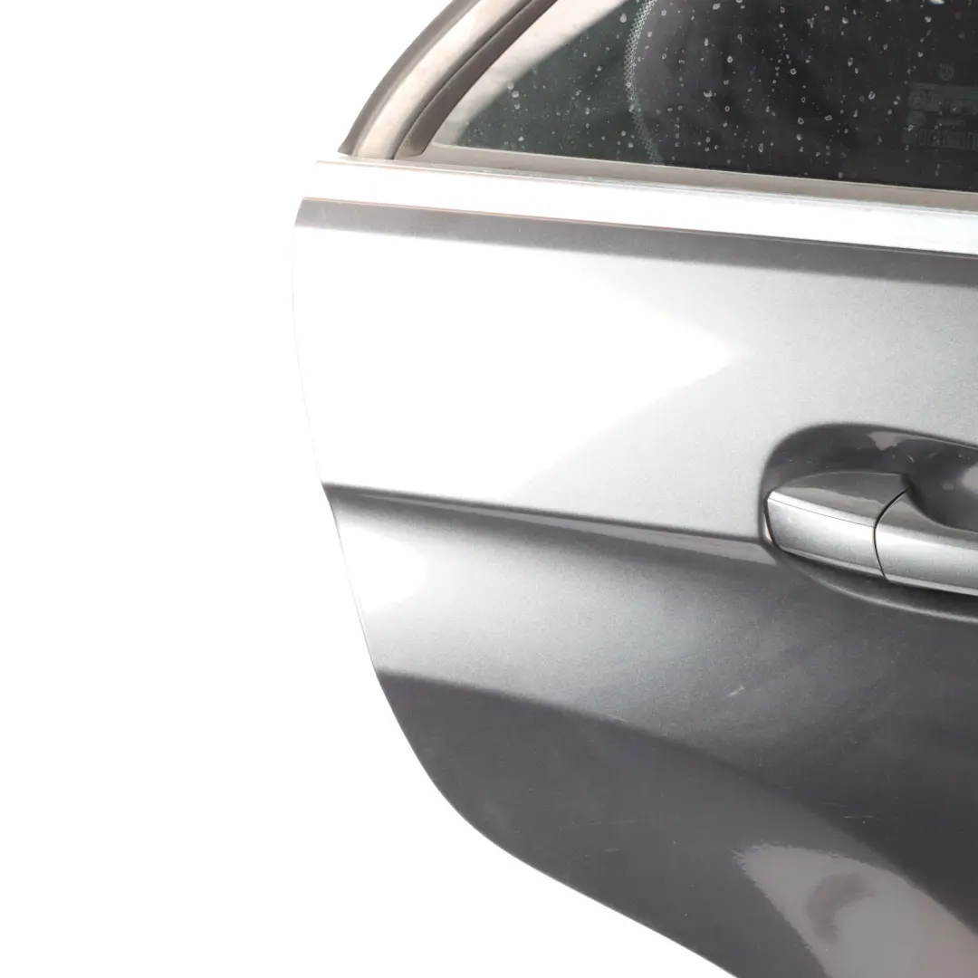 Door Rear Right O/S Tenorite Grey Metallic - 755 to Mercedes W212 Saloon with Part number A2127300205 Mercedes W212 Saloon Door Rear Right O/S Tenorite Grey Metallic - 755 - SKU A2127300205-TNG - Part number A2127300205
