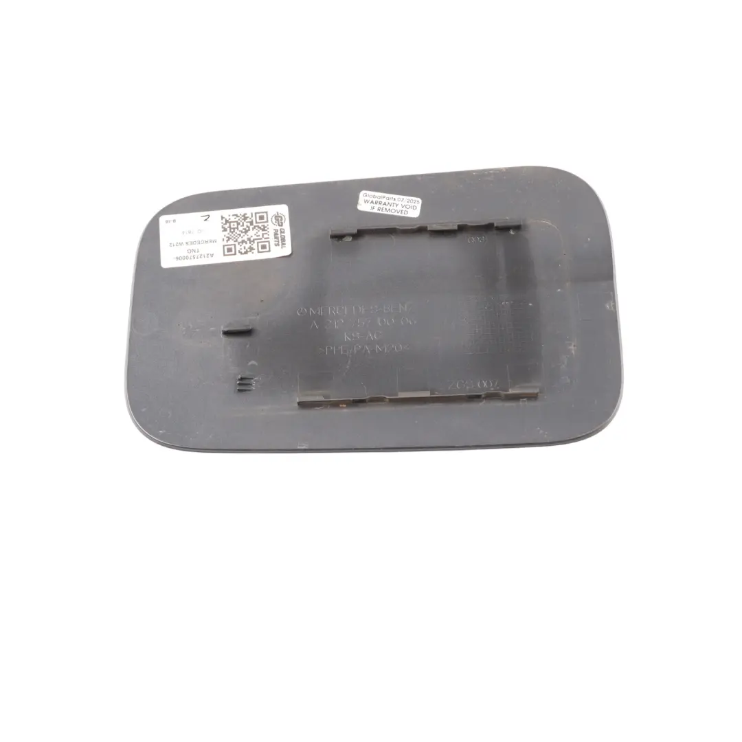 Mercedes W212 Fuel Flap Tank Cap Cover Tenorite Grey Metallic - 755 - SKU A2127570006-TNG - Part number A2127570006