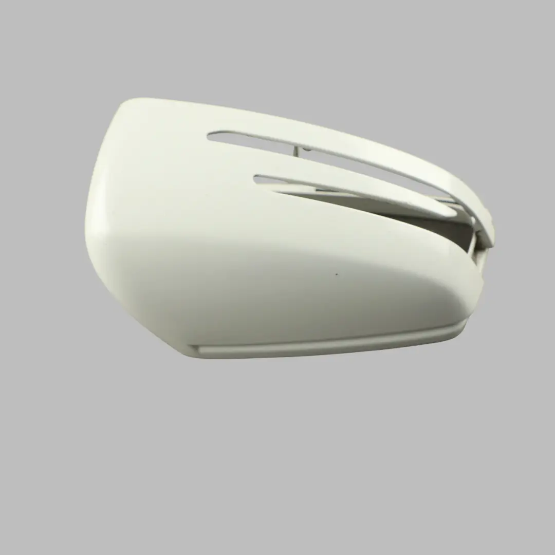 Wing Mirror Cover Cap Right O/S Calcite White - 650 to Mercedes W204 W212 with Part number A2128106000 Mercedes W204 W212 Wing Mirror Cover Cap Right O/S Calcite White - 650 - SKU A2128106000-CW - Part number A2128106000