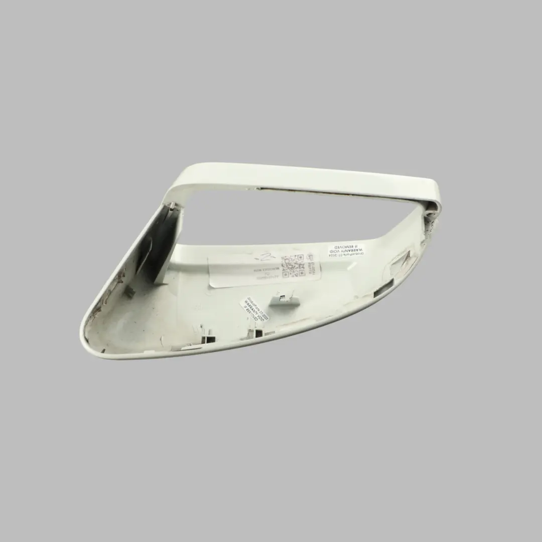Mercedes W204 W212 Wing Mirror Cover Cap Right O/S Calcite White - 650 - SKU A2128106000-CW - Part number A2128106000