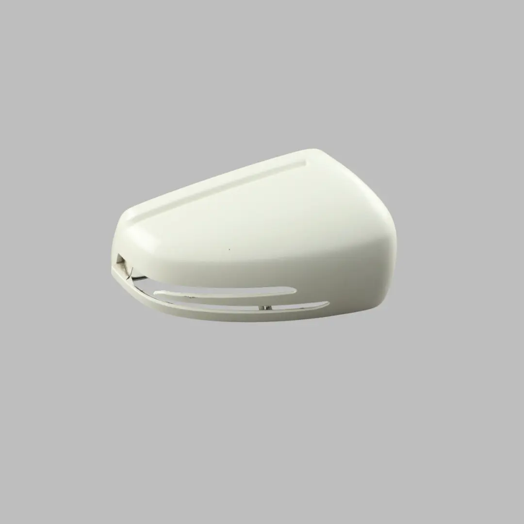 Wing Mirror Cover Cap Right O/S Calcite White - 650 to Mercedes W204 W212 with Part number A2128106000 Mercedes W204 W212 Wing Mirror Cover Cap Right O/S Calcite White - 650 - SKU A2128106000-CW - Part number A2128106000
