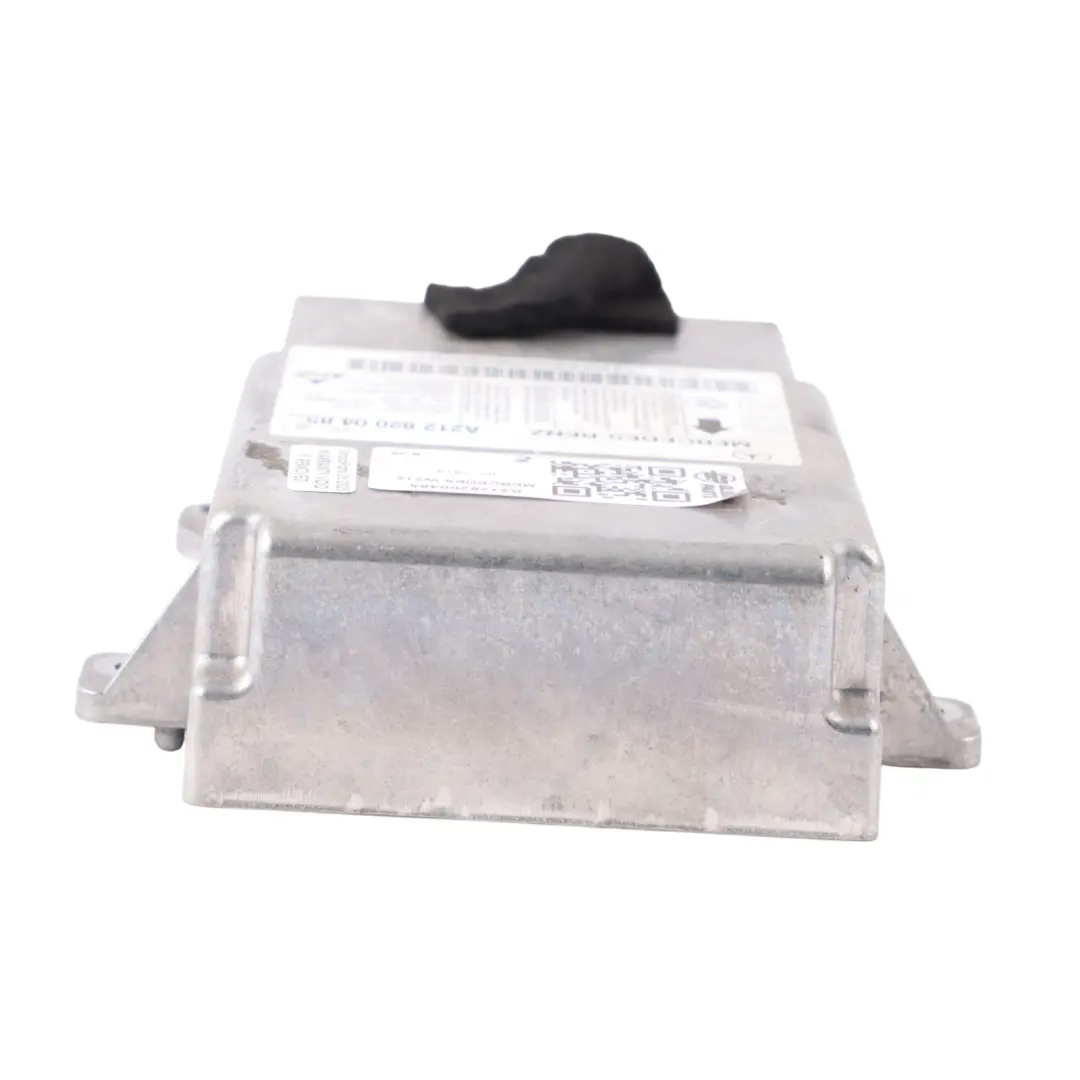 SRS Air Module Crash Control Unit ECU to Mercedes W212 with Part number A2128200485 Mercedes W212 SRS Air Module Crash Control Unit ECU - SKU A2128200485 - Part number A2128200485