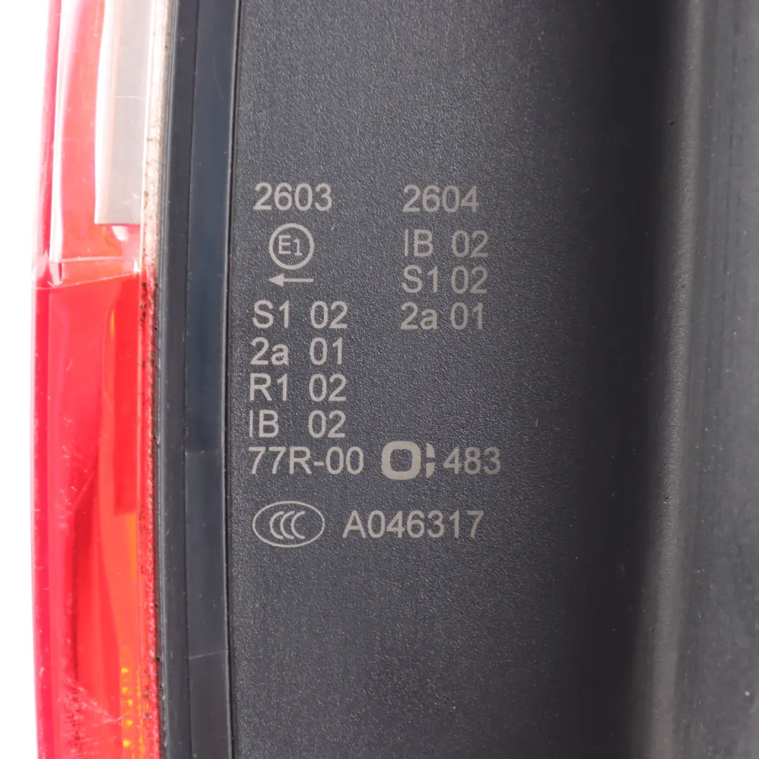 Rear Lamp Mercedes W212 Saloon LED Left N/S Tail Light Side Panel - SKU A2128201164 - Part number A2128201164