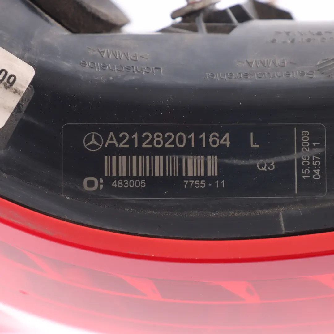 Rear Lamp Mercedes W212 Saloon LED Left N/S Tail Light Side Panel - SKU A2128201164 - Part number A2128201164