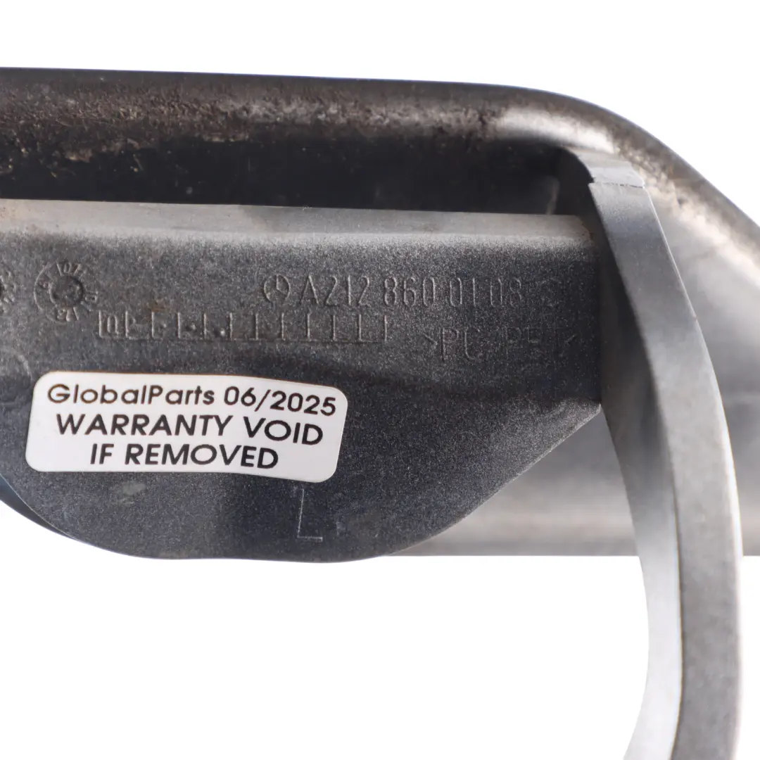 Mercedes W212 Front Bumper Lamp Washer Cap Left N/S Iridium Silver Metallic 775 - SKU A2128600108-IRS - Part number A2128600108