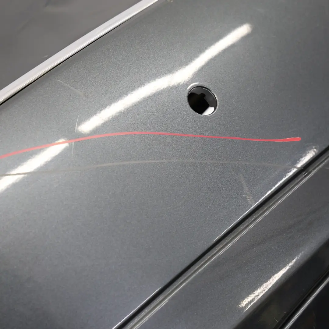 Bumper Avantgarde Trim Panel Tenorite Grey Metallic - 755 to Mercedes W212 Rear with Part number A2128804840 Mercedes W212 Rear Bumper Avantgarde Trim Panel Tenorite Grey Metallic - 755 - SKU A2128804840-TNG - Part number A2128804840