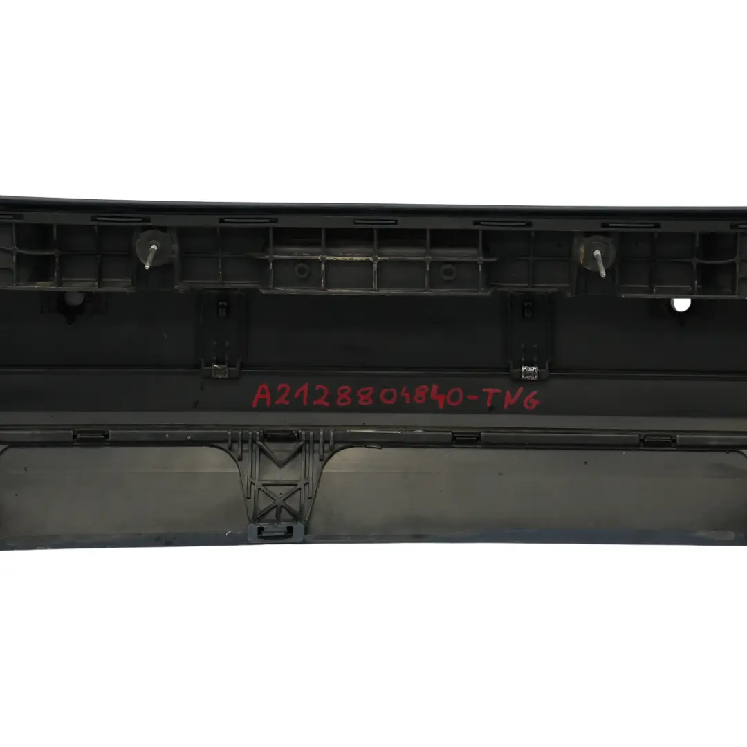 Bumper Avantgarde Trim Panel Tenorite Grey Metallic - 755 to Mercedes W212 Rear with Part number A2128804840 Mercedes W212 Rear Bumper Avantgarde Trim Panel Tenorite Grey Metallic - 755 - SKU A2128804840-TNG - Part number A2128804840