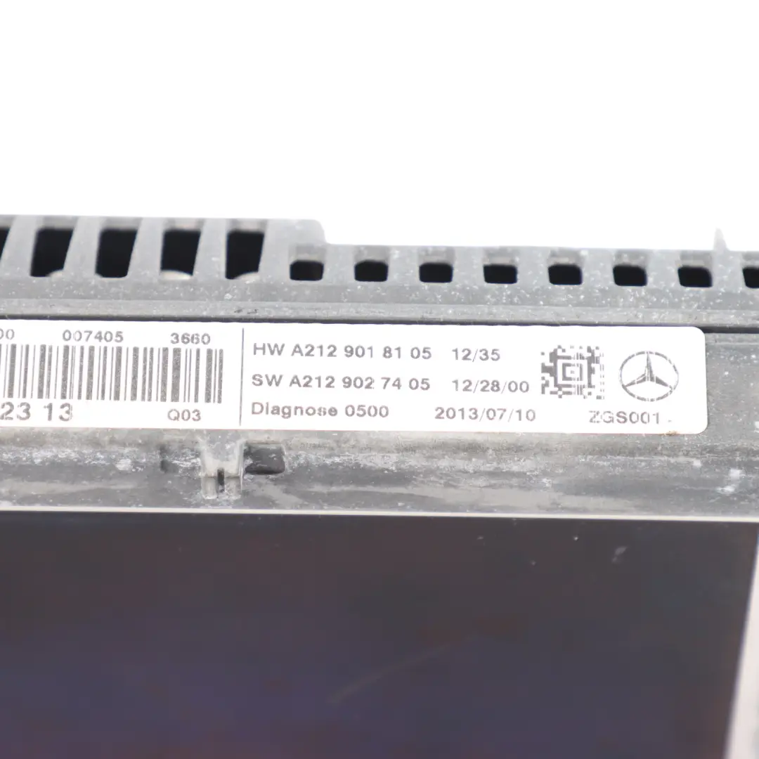 Radio Multimedia Display Monitor Screen to Mercedes W212 CLS C218 with Part number A2129002313 Mercedes W212 CLS C218 Radio Multimedia Display Monitor Screen - SKU A2129002313 - Part number A2129002313