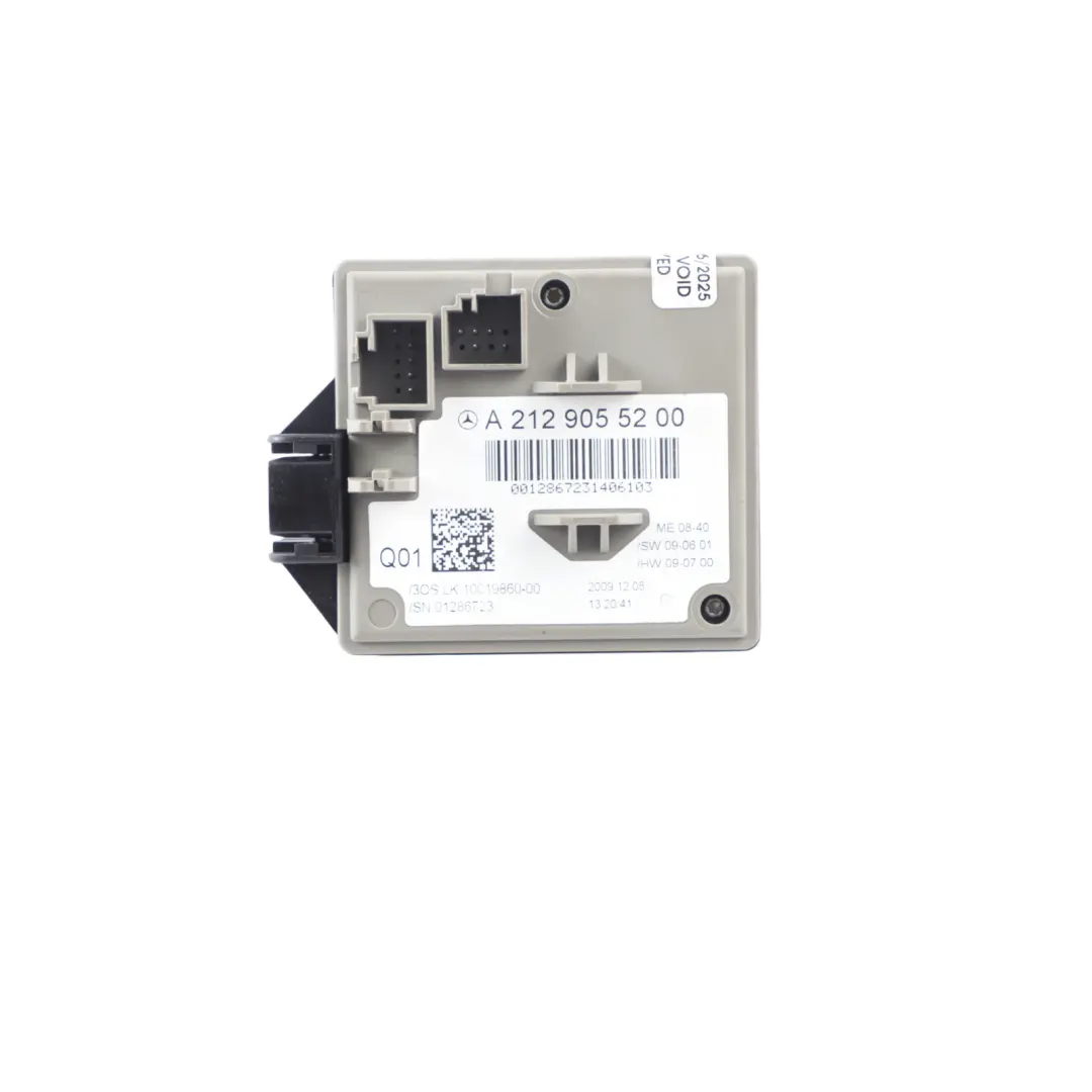 Interruptor Encendido Unidad Control Módulo para Mercedes W212 con número de pieza A2129055200 Mercedes W212 Interruptor Encendido Unidad Control Módulo - SKU A2129055200 - Número de pieza A2129055200