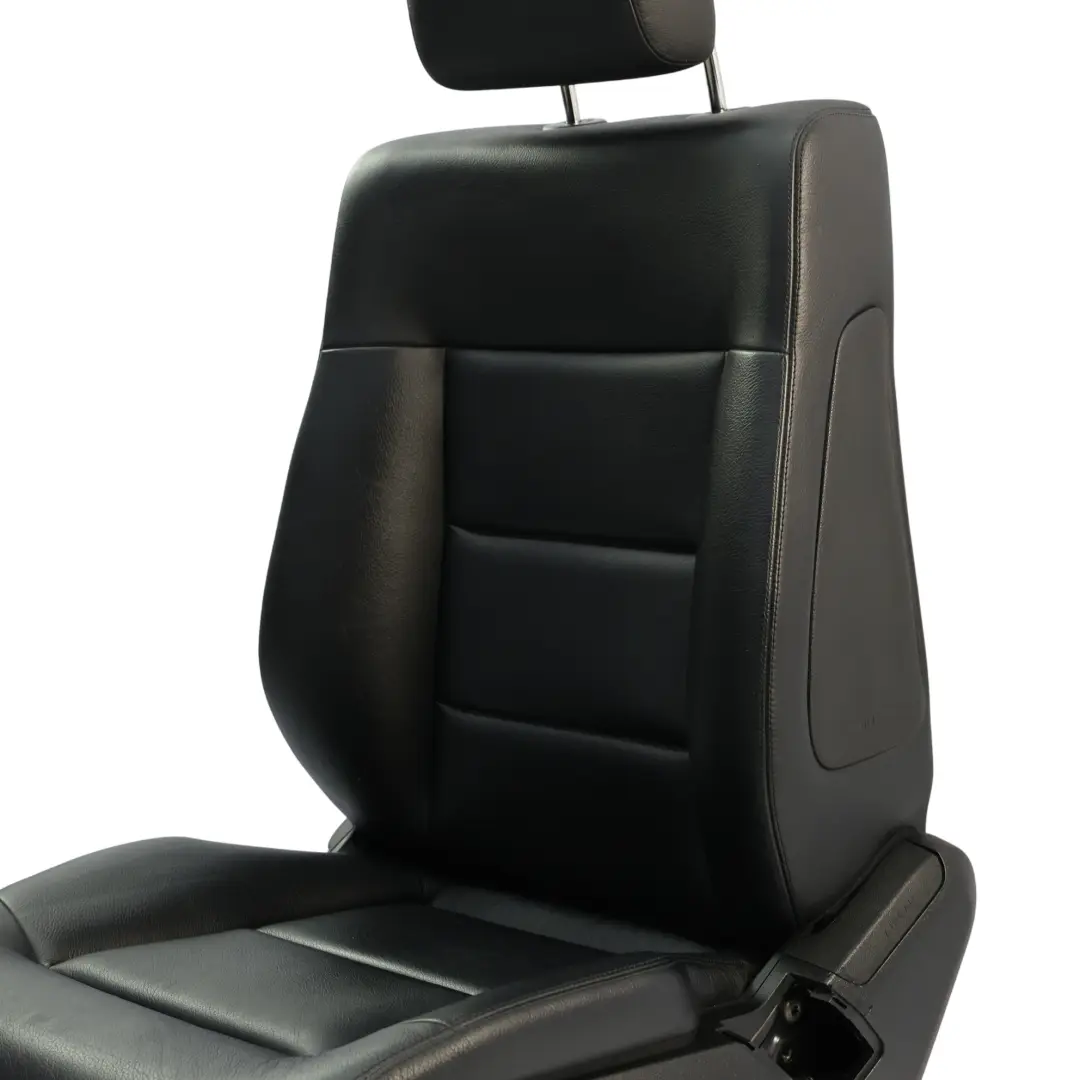 Asiento Delantero Calefactable Eléctrico Izquierdo Cuero Negro para Mercedes W212 con número de pieza A2129100347 Mercedes W212 Asiento Delantero Calefactable Eléctrico Izquierdo Cuero Negro - SKU A2129100347-3 - Número de pieza A2129100347