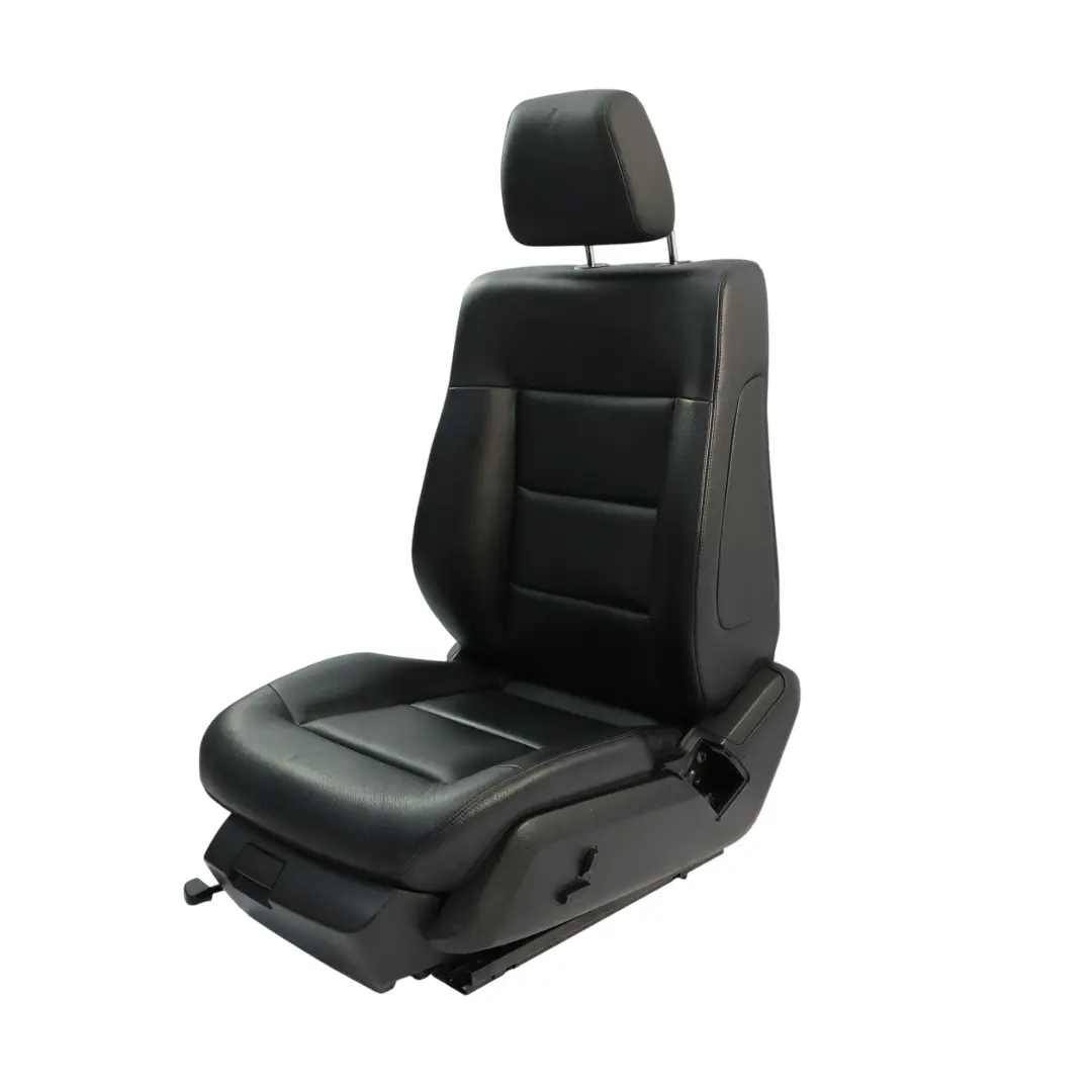 Mercedes W212 Fotel Przedni Grzany Elektryczny Lewy Skóra Czarny - SKU A2129100347-3 - Numer Części A2129100347