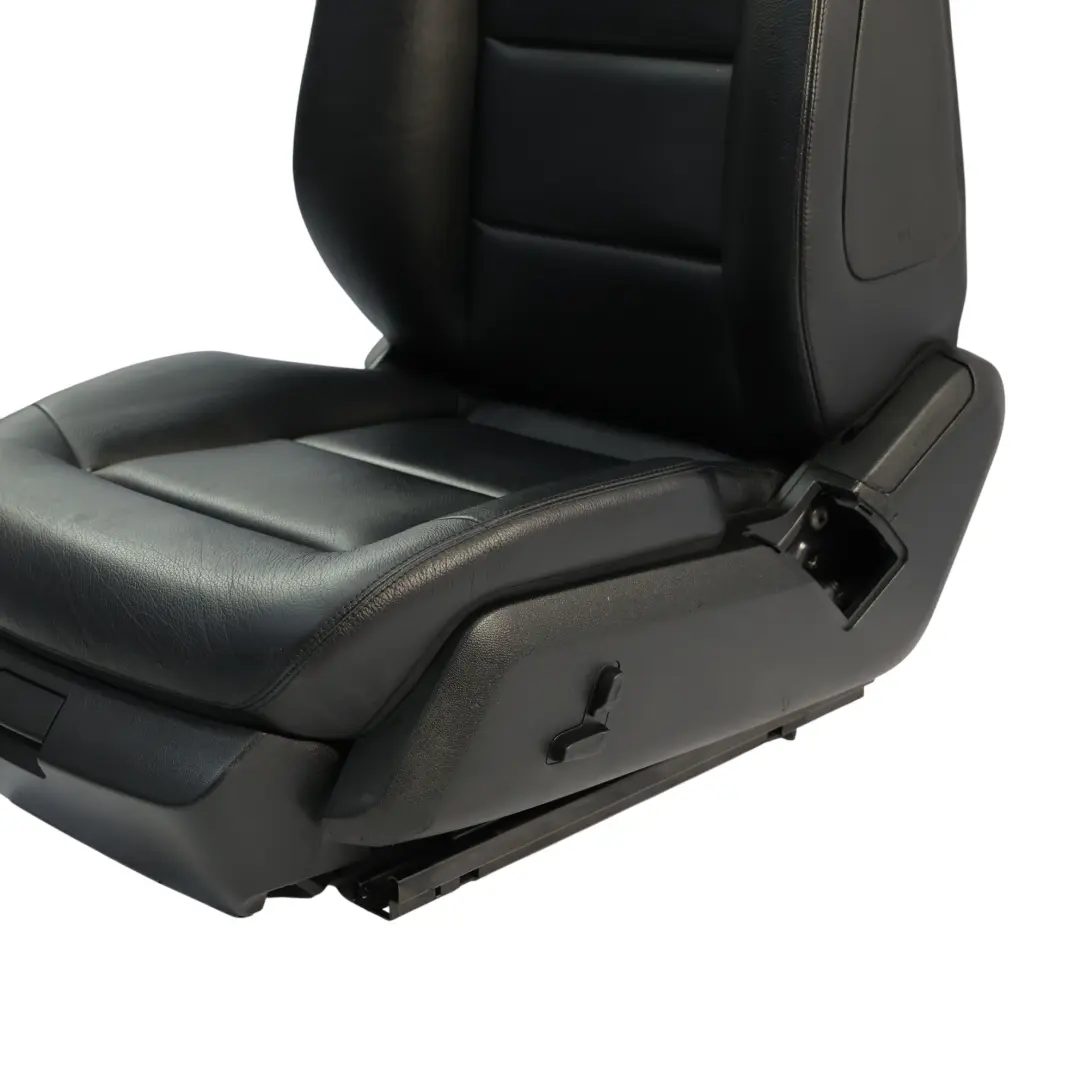 Fotel Przedni Grzany Elektryczny Lewy Skóra Czarny do Mercedes W212 o numerze A2129100347 Mercedes W212 Fotel Przedni Grzany Elektryczny Lewy Skóra Czarny - SKU A2129100347-3 - Numer Części A2129100347