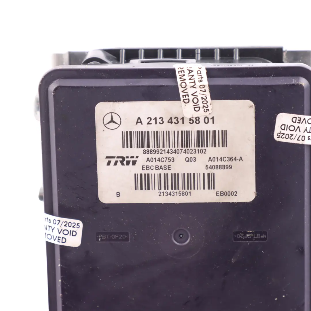 Mercedes W213 C238 ABS Unit Hydro Brake Pump Control Module - SKU A2134315801 - Part number A2134315801