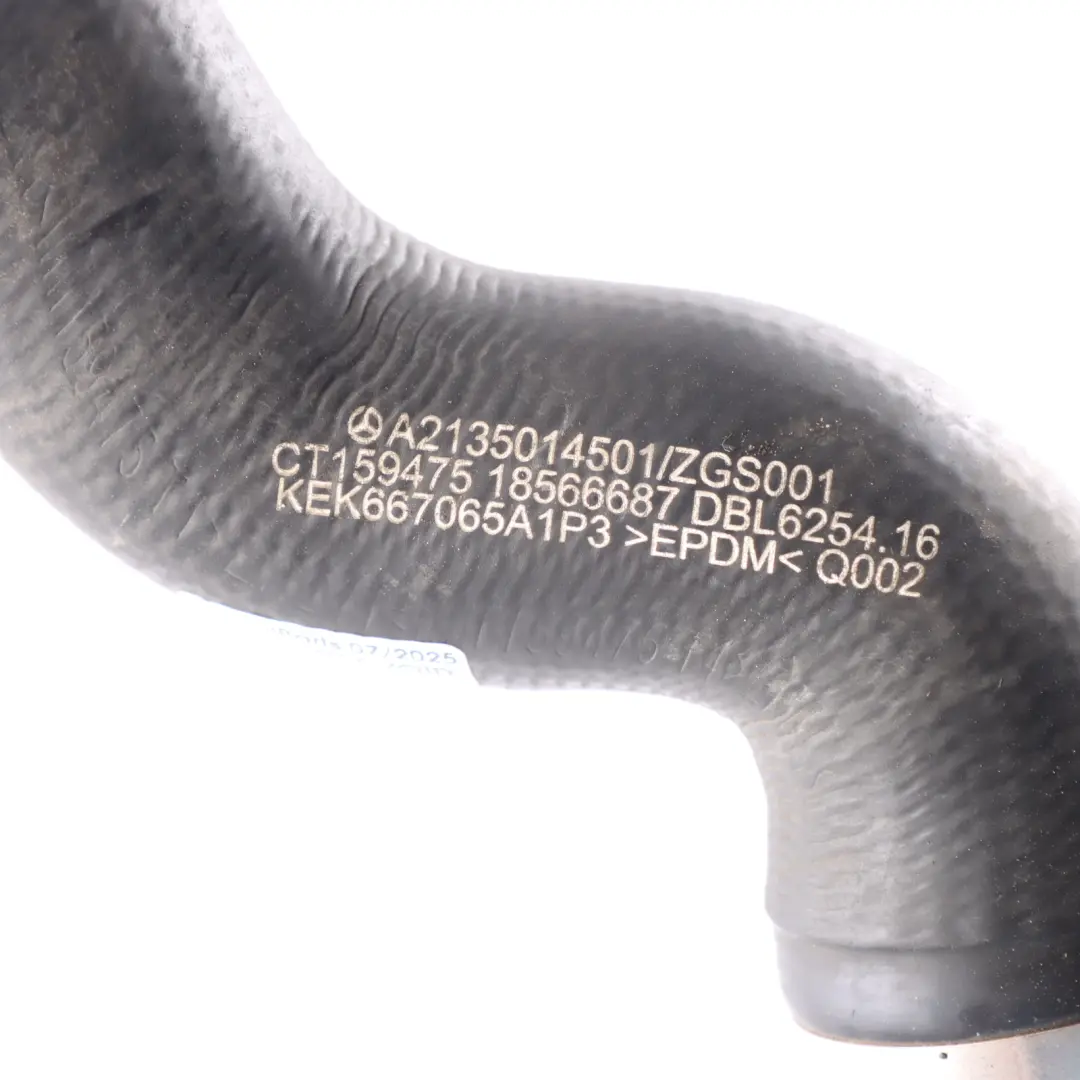 Water Coolant Hose Pipe Radiator Line Diesel to Mercedes W213 C238 with Part number A2135014501 Mercedes W213 C238 Water Coolant Hose Pipe Radiator Line Diesel - SKU A2135014501 - Part number A2135014501