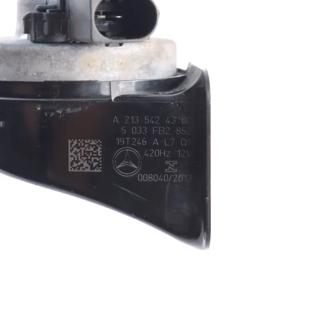 Horn Signal Alarm Siren 420Hz Low Tone Right N/S to Mercedes W213 C238 with Part number A2135424300 Mercedes W213 C238 Horn Signal Alarm Siren 420Hz Low Tone Right N/S - SKU A2135424300 - Part number A2135424300