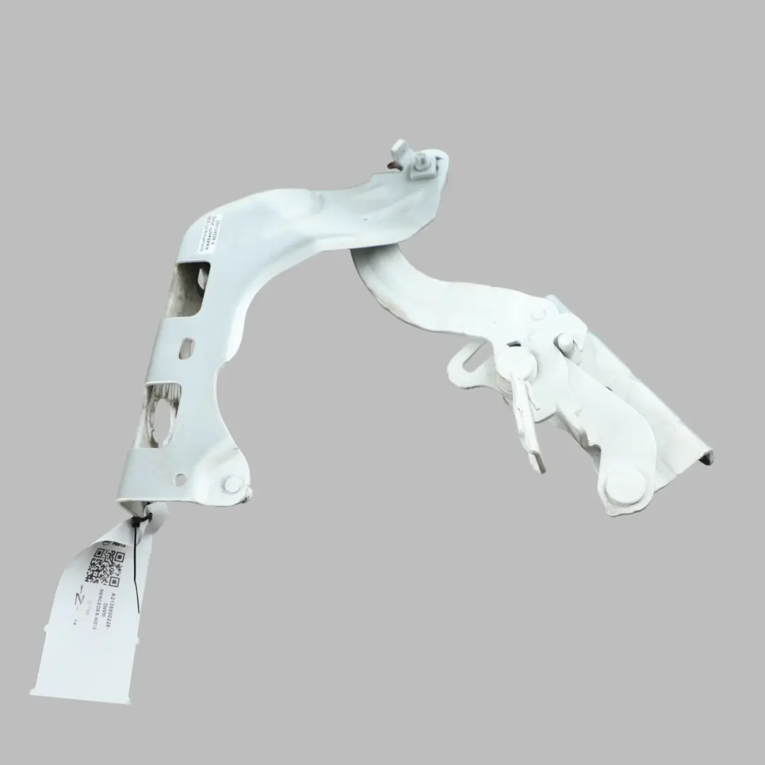 Front Hood Hinge Bonnet Right O/S Diamond White Metallic 799 to Mercedes W213 with Part number A2138800228 Mercedes W213 Front Hood Hinge Bonnet Right O/S Diamond White Metallic 799 - SKU A2138800228-DWM - Part number A2138800228