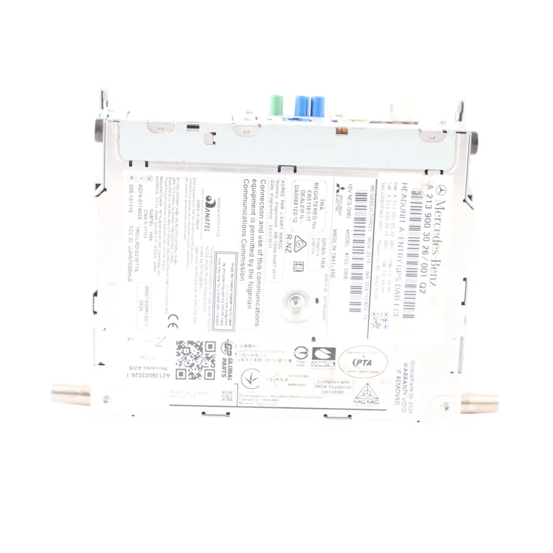  Multimedia Head Unit Mercedes W205 W213 Audio DAB Radio Controller - SKU A2139003026-1 - Part number A2139003026