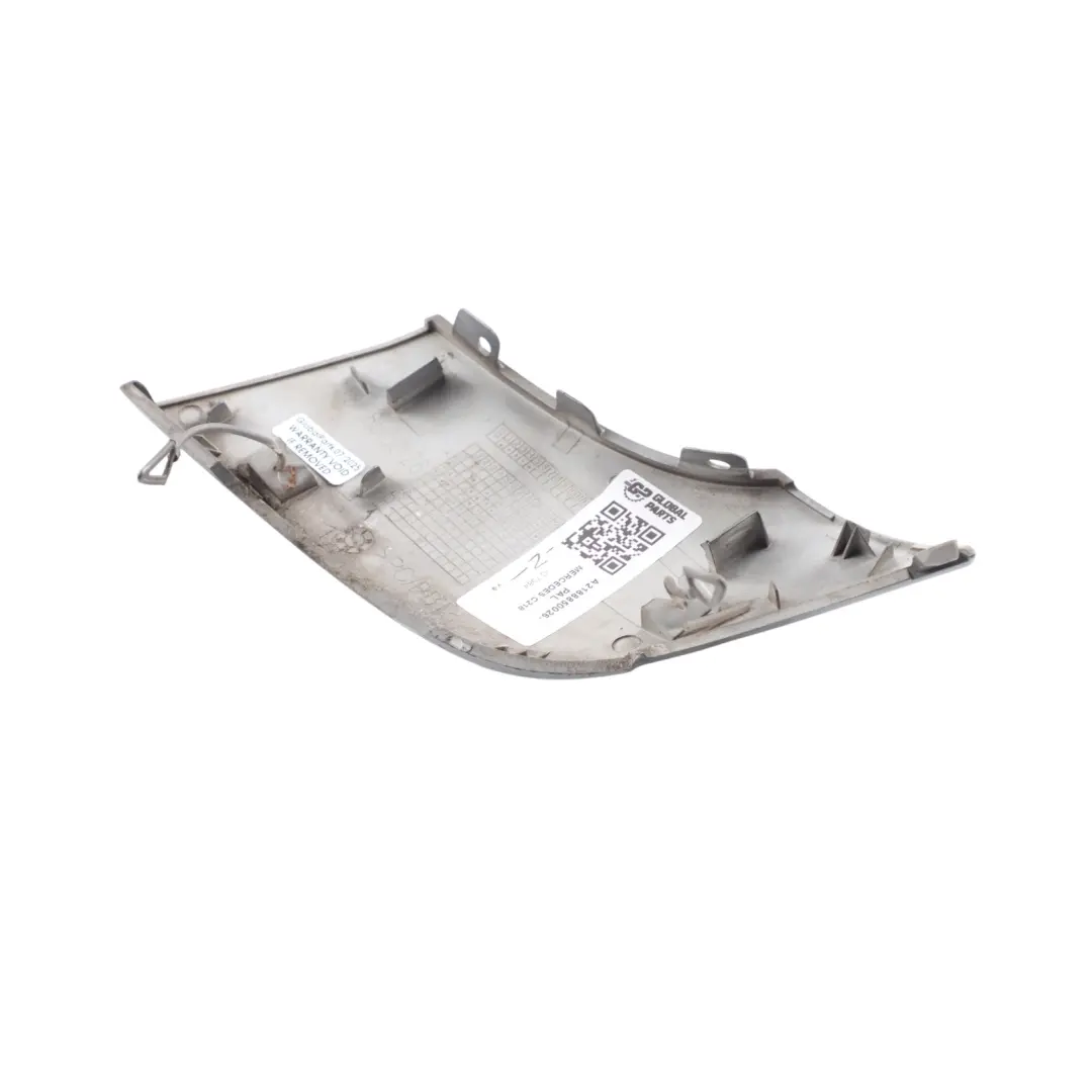 Front Bumper Tow Eye Cover Cap Insert Silver - 792 to Mercedes CLS C218 with Part number A2188850026 Mercedes CLS C218 Front Bumper Tow Eye Cover Cap Insert Silver - 792 - SKU A2188850026-PAL - Part number A2188850026