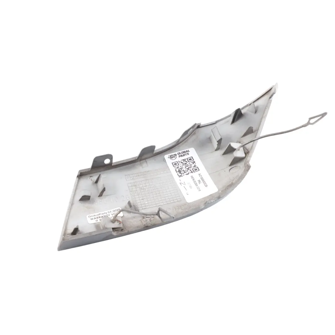 Mercedes CLS C218 Front Bumper Tow Eye Cover Cap Insert Silver - 792 - SKU A2188850026-PAL - Part number A2188850026