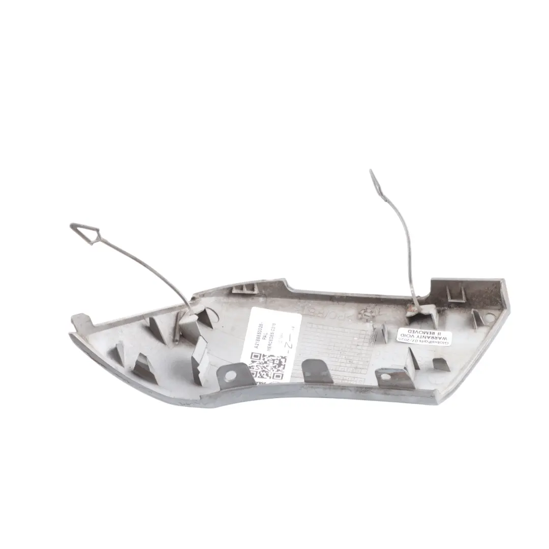Mercedes CLS C218 Front Bumper Tow Eye Cover Cap Insert Silver - 792 - SKU A2188850026-PAL - Part number A2188850026