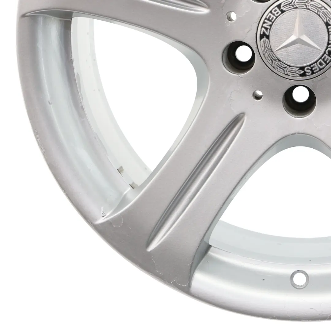 Mercedes CLS C219 Rear Silver Alloy Wheel Rim 18" 5 Spoke 8,5J ET:18 - SKU A2194010802-1 - Part number A2194010802