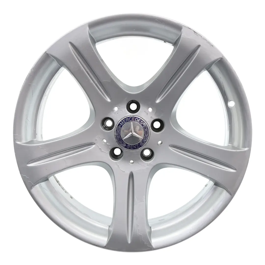 Jante Arrière Alliage 18" 5 Branches 8,5J ET:18 Argent pour Mercedes C219 à propos du numéro de pièce A2194010802 Mercedes C219 Jante Arrière Alliage 18" 5 Branches 8,5J ET:18 Argent - SKU A2194010802-2 - Numéro de pièce A2194010802