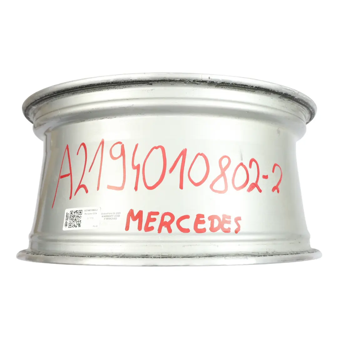 Alloy Wheel Rim 18" 5 Spoke 8,5J ET:18 Silver to Mercedes CLS C219 Rear with Part number A2194010802 Mercedes CLS C219 Rear Alloy Wheel Rim 18" 5 Spoke 8,5J ET:18 Silver - SKU A2194010802-2 - Part number A2194010802