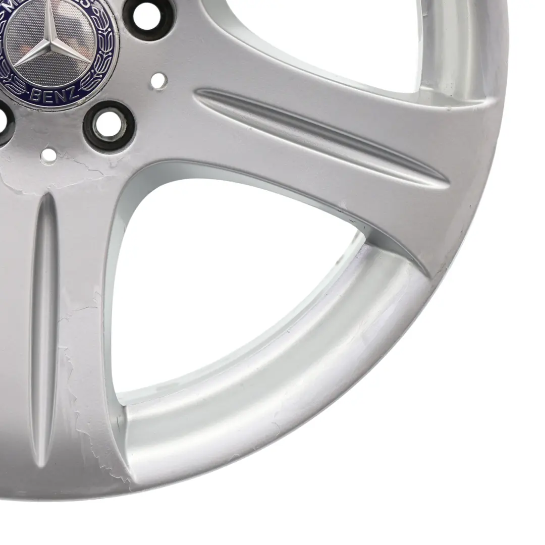 Alloy Wheel Rim 18" 5 Spoke 8,5J ET:18 Silver to Mercedes CLS C219 Rear with Part number A2194010802 Mercedes CLS C219 Rear Alloy Wheel Rim 18" 5 Spoke 8,5J ET:18 Silver - SKU A2194010802-2 - Part number A2194010802