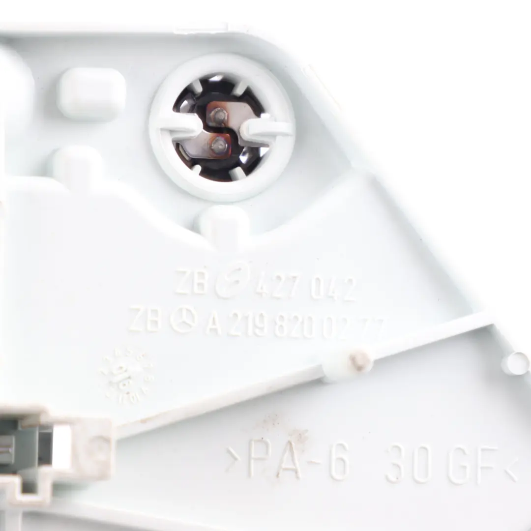 Lamp Bulb Socket Holder Right O/S to Mercedes C219 Rear with Part number A2198200277 Mercedes C219 Rear Lamp Bulb Socket Holder Right O/S - SKU A2198200277 - Part number A2198200277