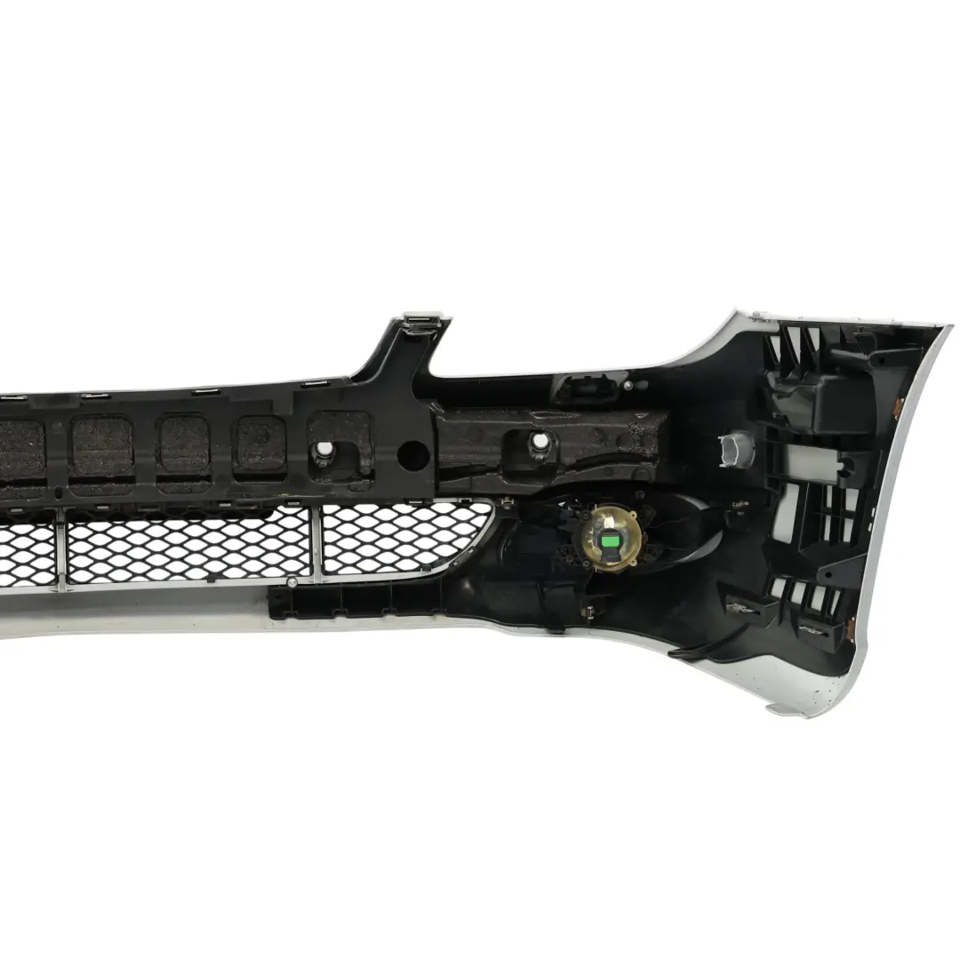 W219 Front Bumper Trim Panel Iridium Silver Metallic - 775 to Mercedes CLS with Part number A2198800240 Mercedes CLS W219 Front Bumper Trim Panel Iridium Silver Metallic - 775 - SKU A2198800240-IRS - Part number A2198800240