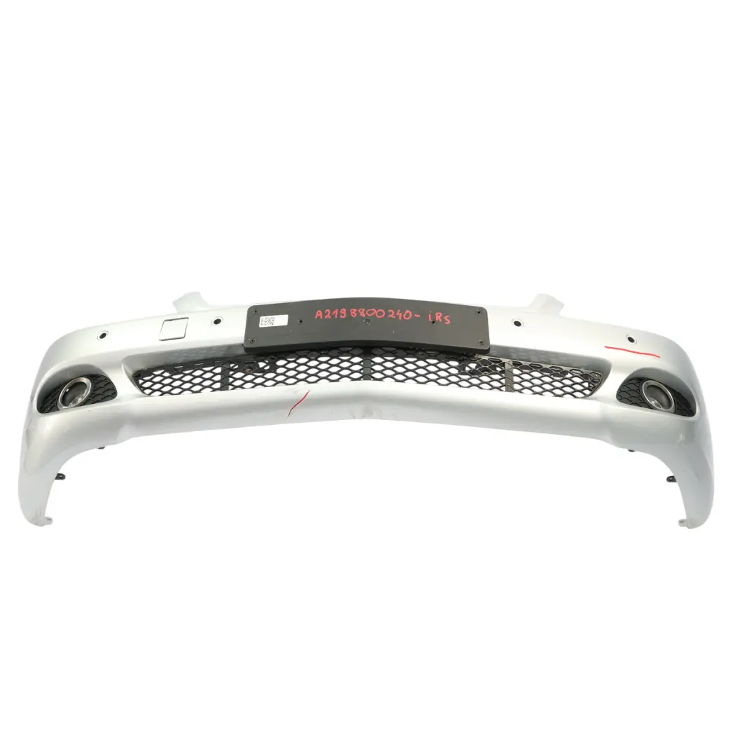 Mercedes CLS W219 Front Bumper Trim Panel Iridium Silver Metallic - 775 - SKU A2198800240-IRS - Part number A2198800240