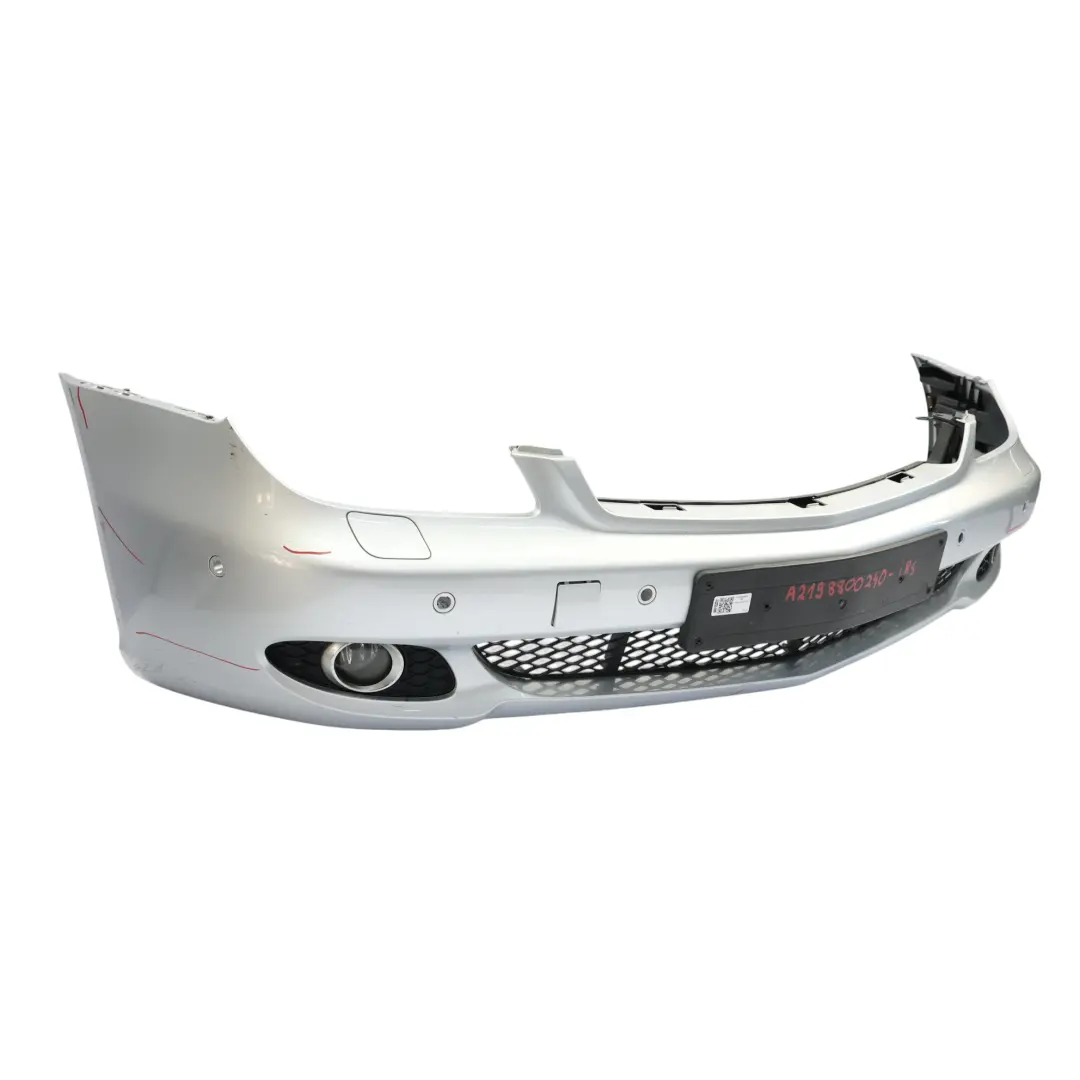 Mercedes CLS W219 Front Bumper Trim Panel Iridium Silver Metallic - 775 - SKU A2198800240-IRS - Part number A2198800240