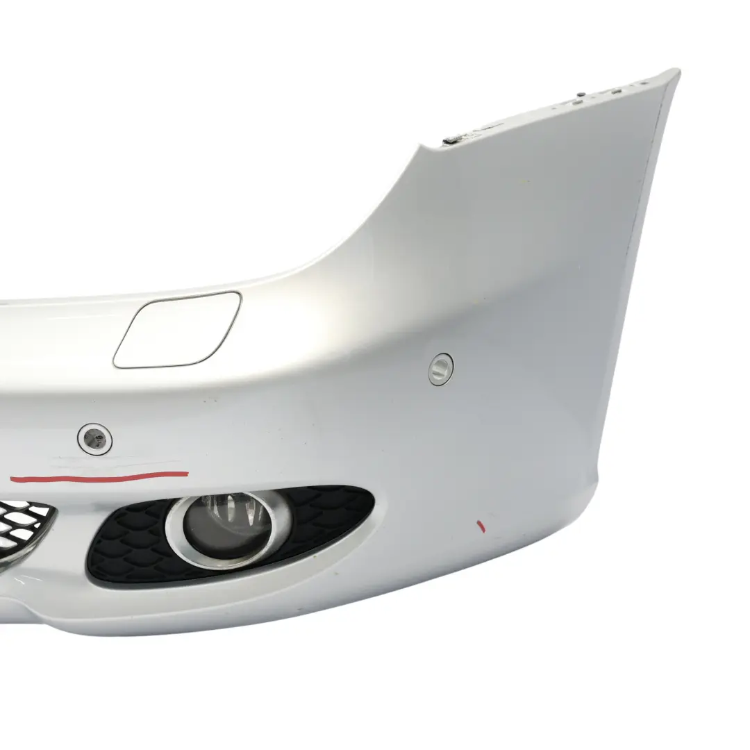 W219 Front Bumper Trim Panel Iridium Silver Metallic - 775 to Mercedes CLS with Part number A2198800240 Mercedes CLS W219 Front Bumper Trim Panel Iridium Silver Metallic - 775 - SKU A2198800240-IRS - Part number A2198800240