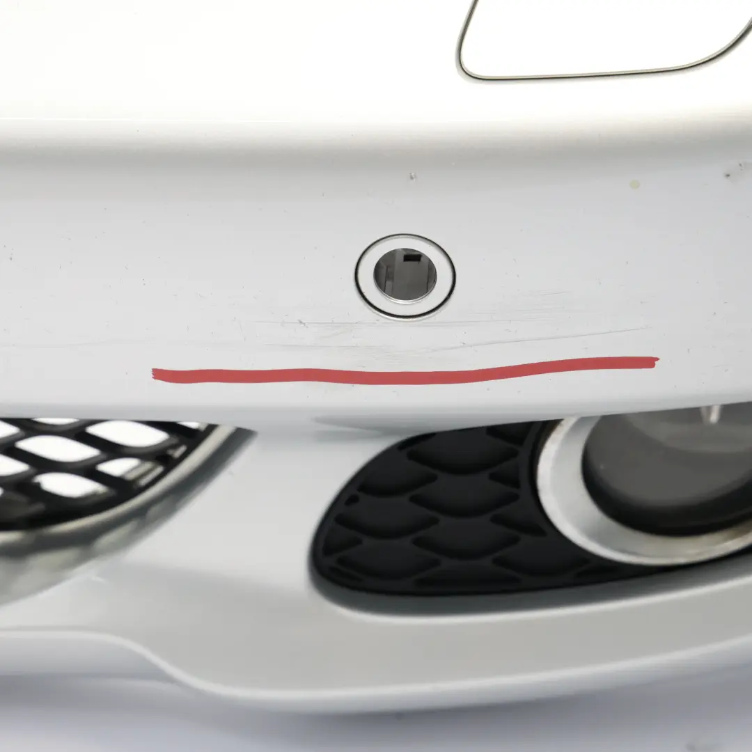 W219 Front Bumper Trim Panel Iridium Silver Metallic - 775 to Mercedes CLS with Part number A2198800240 Mercedes CLS W219 Front Bumper Trim Panel Iridium Silver Metallic - 775 - SKU A2198800240-IRS - Part number A2198800240