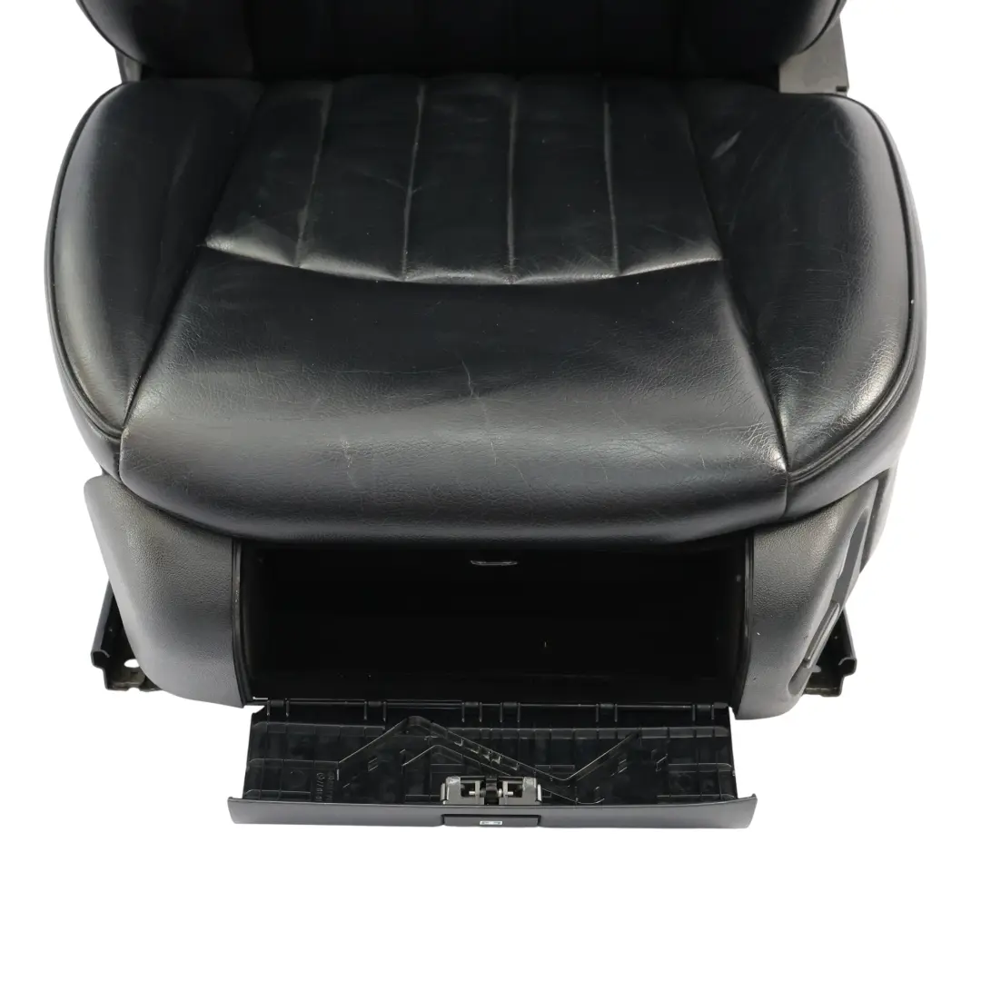 Mercedes CLS C219 Vorder Sitz Beheizt Elektrisch Innen Links Leder Schwarz - SKU A2199103547-3 - Teilenummer A2199103547