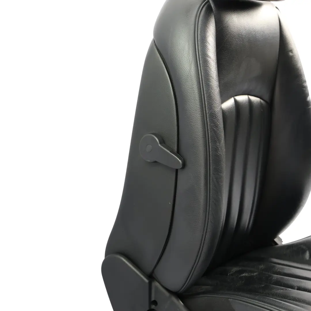 Fotel Przedni Grzany Elektryczny Lewy Skóra Czarny do Mercedes CLS C219 o numerze A2199103547 Mercedes CLS C219 Fotel Przedni Grzany Elektryczny Lewy Skóra Czarny - SKU A2199103547-3 - Numer Części A2199103547