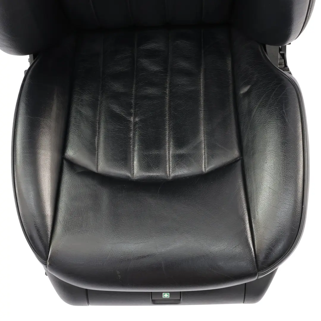 Mercedes CLS C219 Vorder Sitz Beheizt Elektrisch Innen Links Leder Schwarz - SKU A2199103547-3 - Teilenummer A2199103547