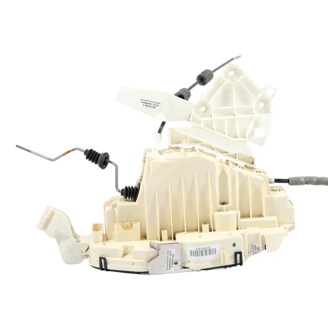 Door Lock Soft Close Mechanism Right O/S to Mercedes W221 Rear with Part number A2217303035 Mercedes W221 Rear Door Lock Soft Close Mechanism Right O/S - SKU A2217303035 - Part number A2217303035