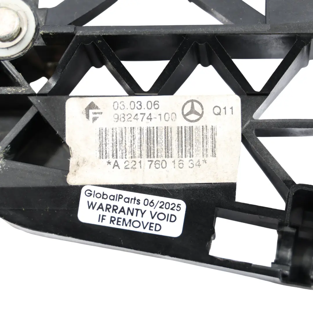 Handle Carrier Grab Base Door Outside Rear Right O/S to Mercedes W221 with Part number A2217601634 Mercedes W221 Handle Carrier Grab Base Door Outside Rear Right O/S - SKU A2217601634 - Part number A2217601634
