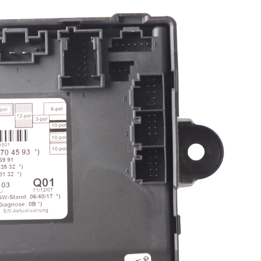 Mercedes W221 Front Door Control Unit Module Left N/S - SKU A2218704593 - Part number A2218704593