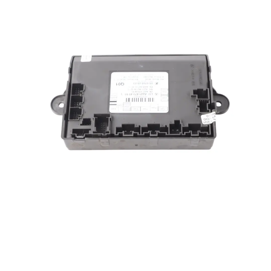 Mercedes W221 Front Door Control Unit Module Left N/S - SKU A2218704593 - Part number A2218704593