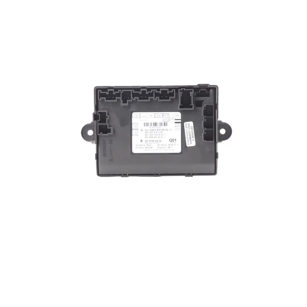 Módulo De Control Puerta ECU Trasera Izquierda Derecha para Mercedes W221 con número de pieza A2218705093 Mercedes W221 Módulo De Control Puerta ECU Trasera Izquierda Derecha - SKU A2218705093 - Número de pieza A2218705093