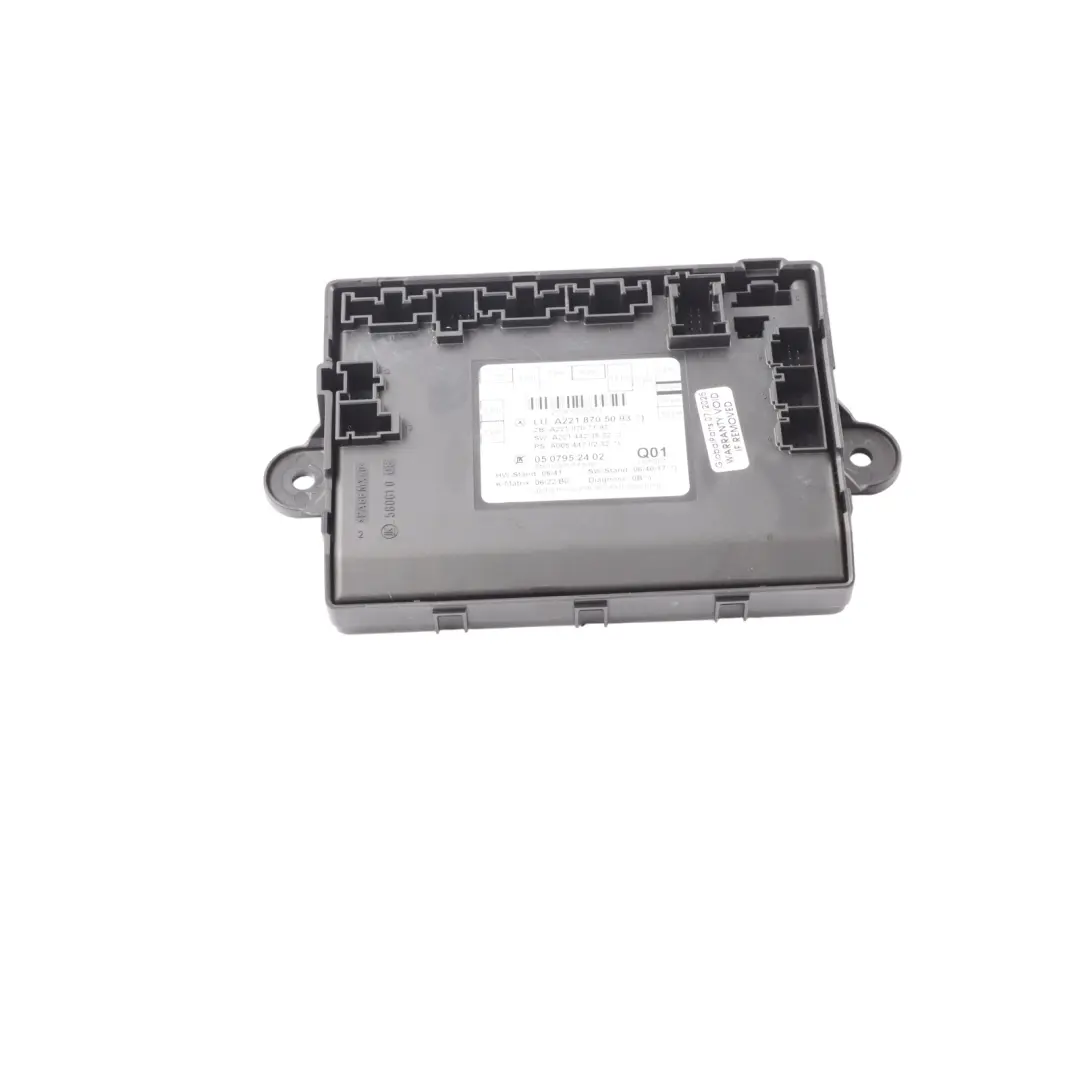 Mercedes W221 Door Control Module Unit ECU Rear Left Right N/O/S - SKU A2218705093 - Part number A2218705093